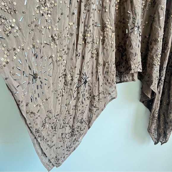 JEN'S PIRATE BOOTY Gaudi Sequin Embellished Swim Cover Tunic Top One size Boho - Picture 11 of 15